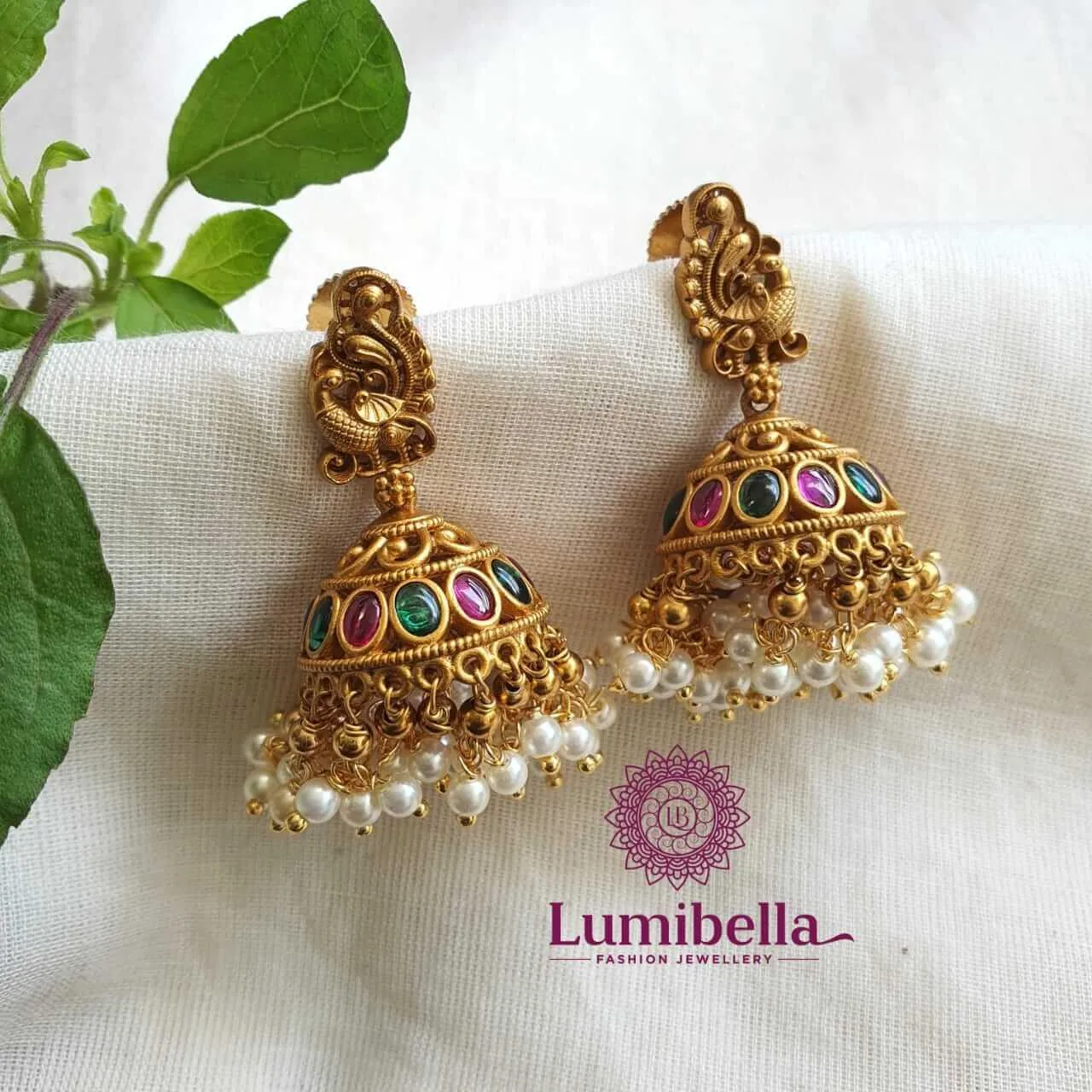 Peacock Earrings Jhumka