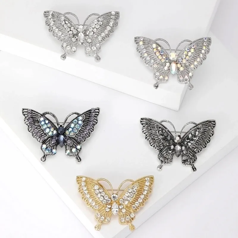 Pin Animal Alloy Inlay Artificial Diamond Women's Brooches