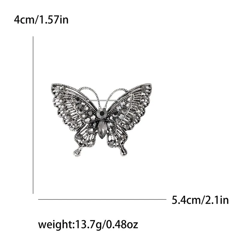 Pin Animal Alloy Inlay Artificial Diamond Women's Brooches