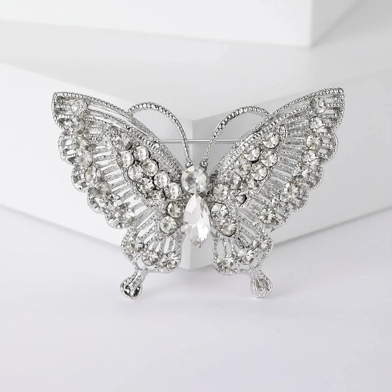 Pin Animal Alloy Inlay Artificial Diamond Women's Brooches