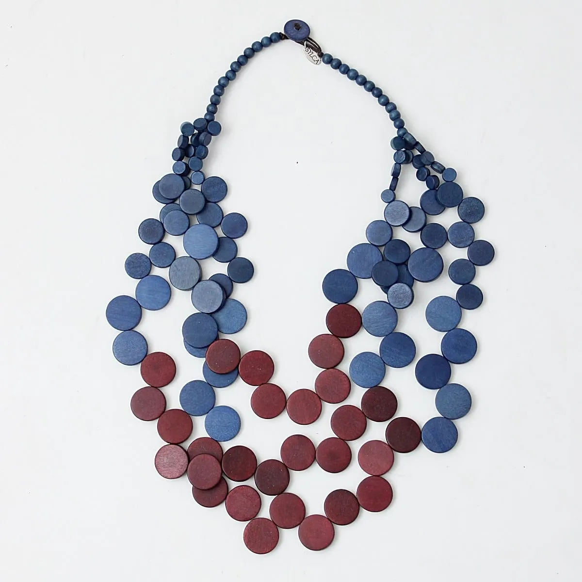 Purple and Blue Lauren Necklace