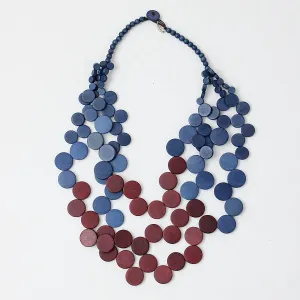 Purple and Blue Lauren Necklace