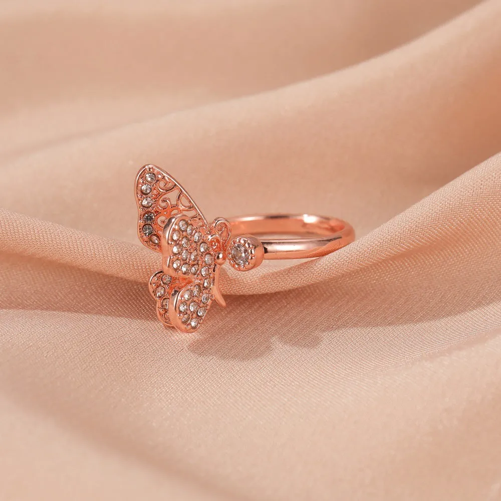 R628 - Classic Butterfly Ring