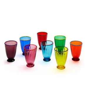 Rainbow Glasses (Set of 8)