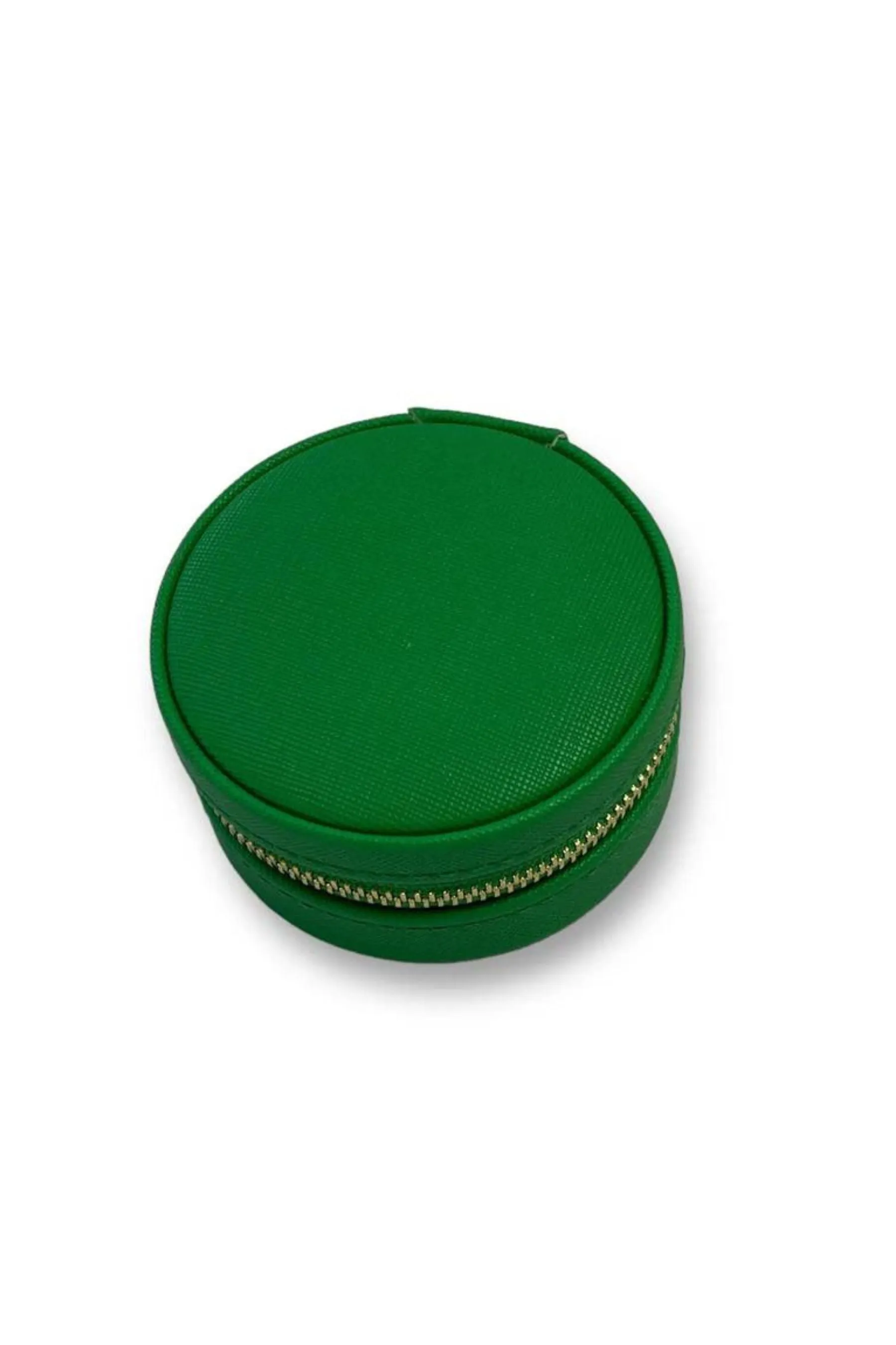 Round Jewellery Case | Green