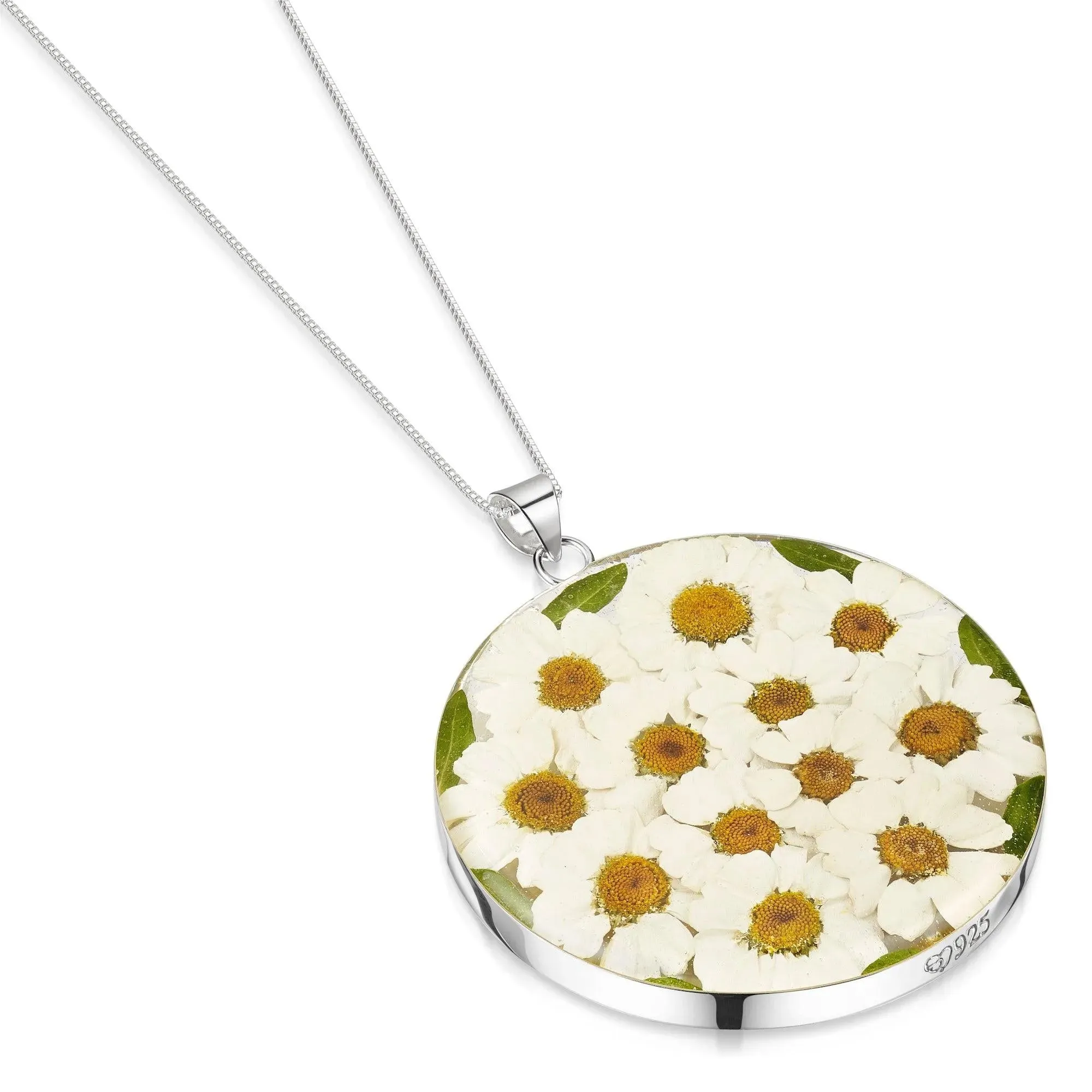 Silver Necklace - Daisy - Full Moon XL