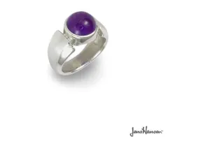 Silver Ring with Amethyst