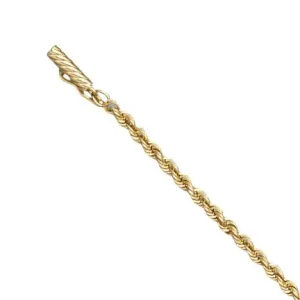 Sincerely Springer's 14k Yellow Gold 2.3mm Rope Chain Necklace