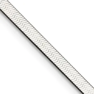 Sterling Silver 3mm Magic Herringbone Chain Necklace