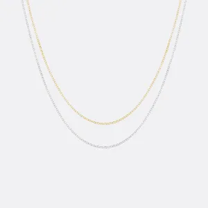 The Classic Dainty Chain - Sterling Silver & Gold Filled