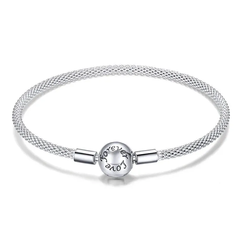 Trendy Round Charms Bangle Bracelet