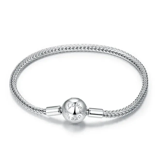 Trendy Round Charms Bangle Bracelet