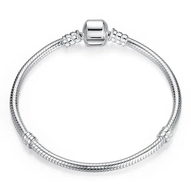 Trendy Round Charms Bangle Bracelet