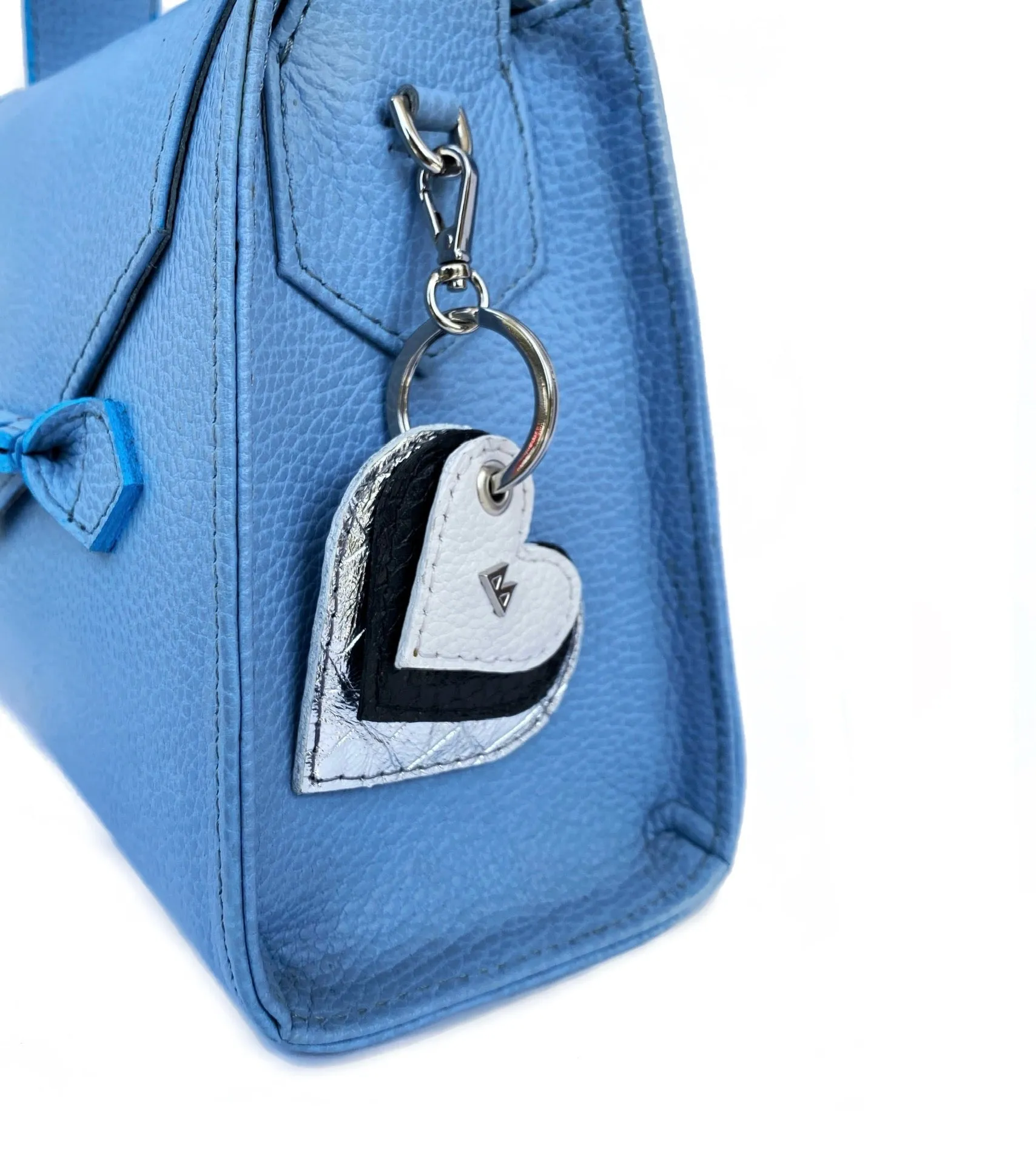 TRIO HEART KEY CHARM