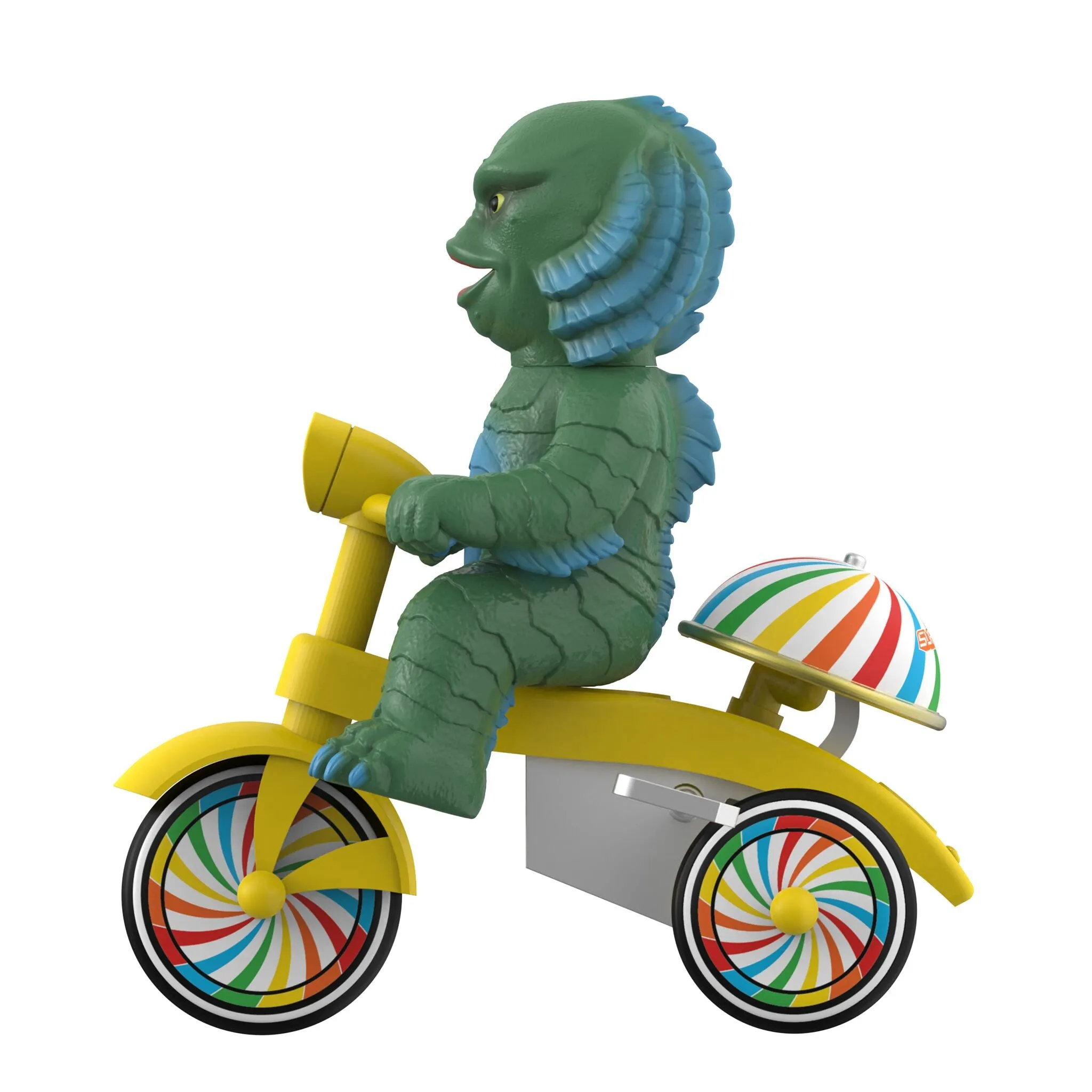 Universal Monsters Super Cycles - Creature from Black Lagoon (Dark Green w/ Yellow Trike)