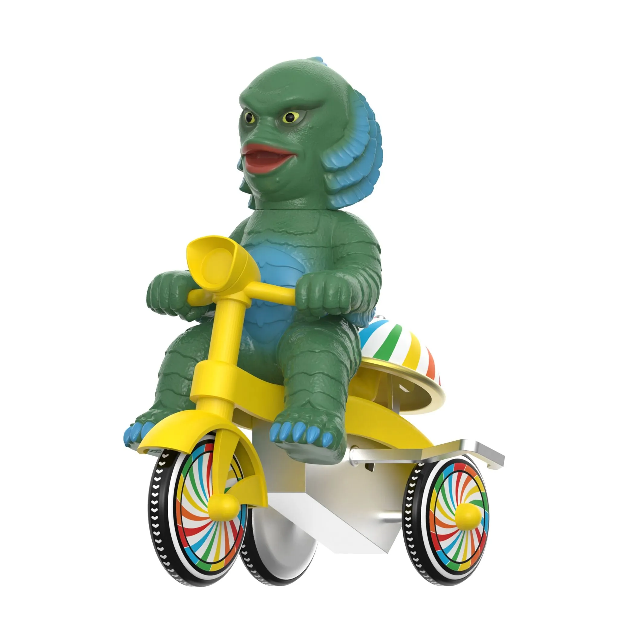 Universal Monsters Super Cycles - Creature from Black Lagoon (Dark Green w/ Yellow Trike)