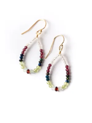 Vineyard Beaded Teardrop Dangles by Anne Vaughan