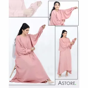 Wavy Maxi Dress (Pink Color)