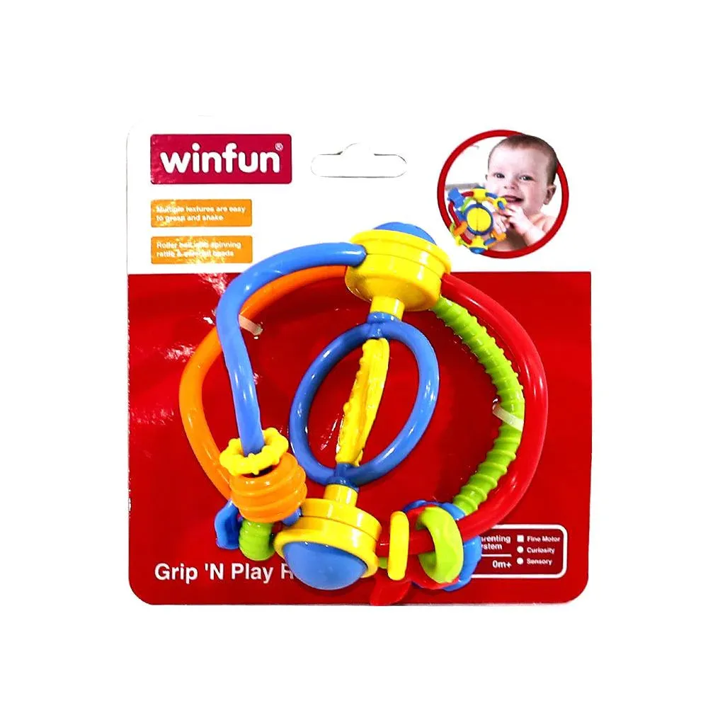 Winfun Grip and Play Rattle (10.4 x 24.6 x 12.8 cm)