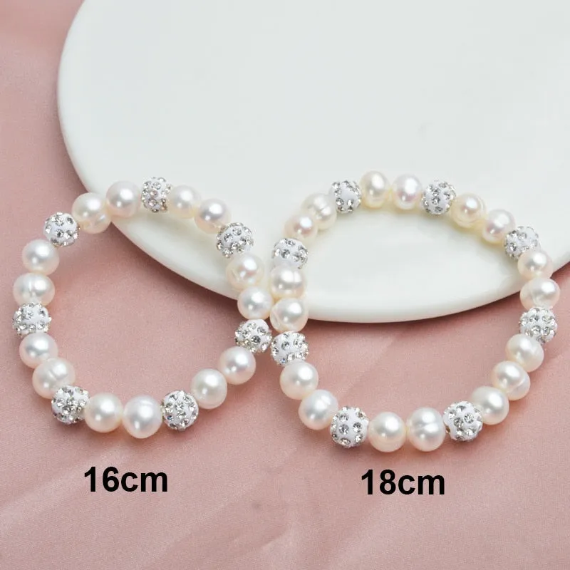 Women's Genuine Natural Freshwater Pearl Bracelet