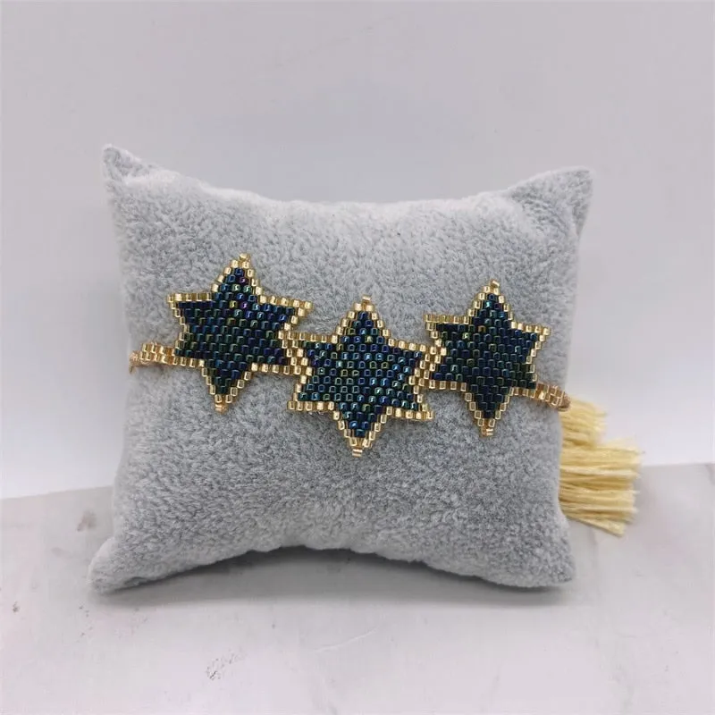 ZHONGVI Miyuki Bead Bracelets Star Bracelets For Women Fashion Mexican Pulseras Femme Gift Adjustable Jewelry 2020 Jewellery